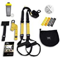 Paquete de entrenamiento en el hogar todo en uno TRX: Incluye entrenamiento en suspensión todo en uno- de interior